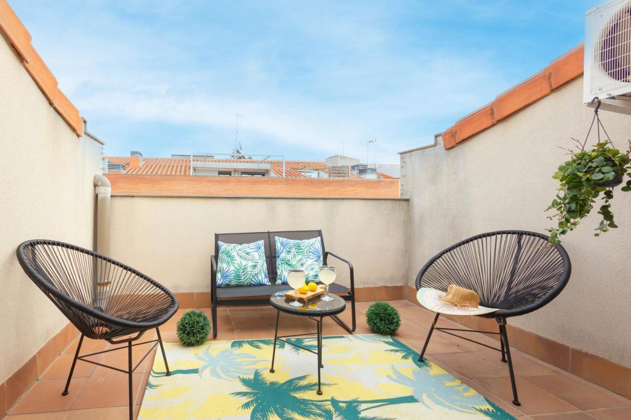 Elegante Duplex En Terrassa, Barcelona Lejlighed Eksteriør billede